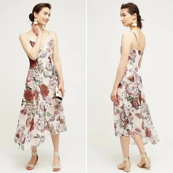 Keepsake the Label Bloomfield Floral Spaghetti Strap Midi Dress - Picture 1 of 8